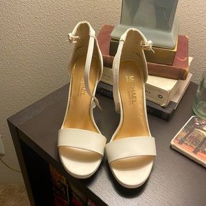 Michael by Michael Shannon White Stilettos